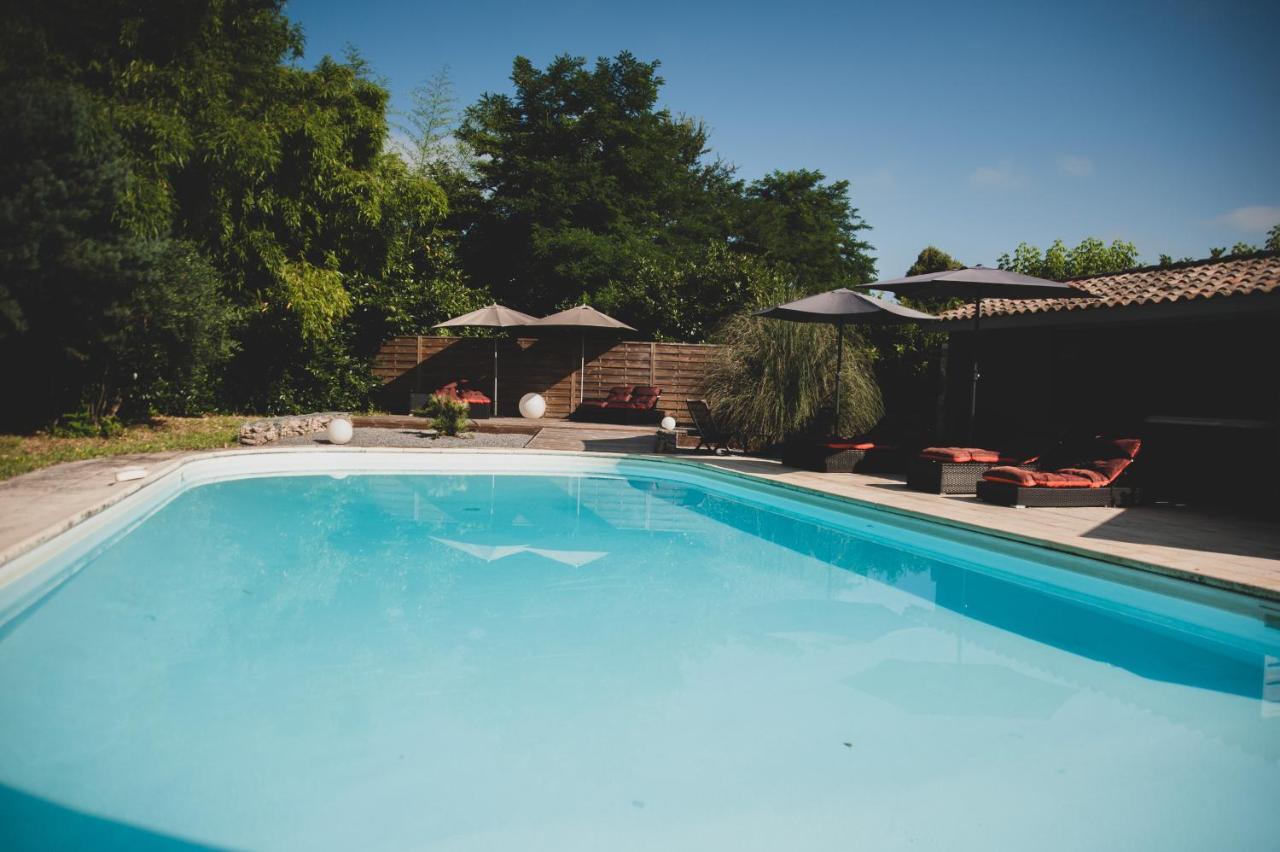 Villa Corterra Avec Piscine Et Jacuzzi Fargues-de-Langon Dış mekan fotoğraf